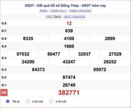 ảnh chụp màn hình kết quả xổ số đài đồng tháp hôm nay