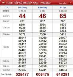ảnh chụp màn hình kết quả xổ số ngày 19 tháng 10