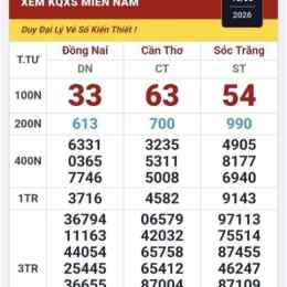 dò số xổ số miền nam