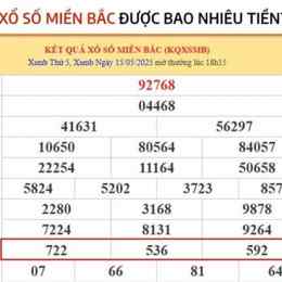 giải 6 xổ số