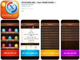 giao diện app đánh xổ số miền bắc