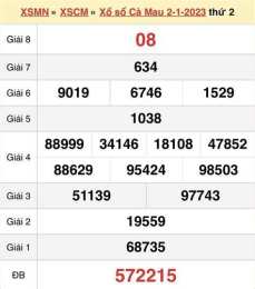 giao diện app kết quả xổ số cà mau ngày hôm nay