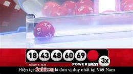 giao diện app kết quả xổ số powerball mỹ hôm nay