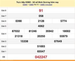 giao diện app kết quả xổ số tỉnh bình dương