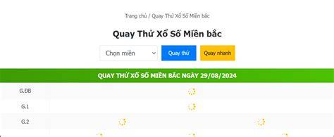 giao diện app quay thử so xo mien bac