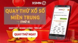 giao diện app quay thử xổ số đài miền trung