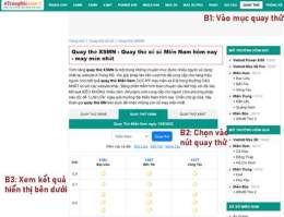 giao diện app quay thử xổ số miền nam quay nhanh