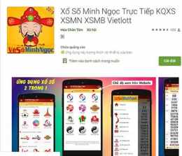 giao diện app tường thuật xổ số