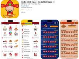 giao diện app xem xổ số minh ngọc