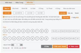 hướng dẫn sử dụng cách chơi xổ số online
