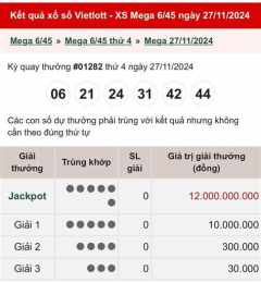 hướng dẫn sử dụng kết quả xổ số vietlott 6/45 hôm nay
