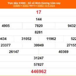 kết quả xổ số bình dương ngày 11 tháng 9