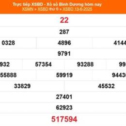 kết quả xổ số bình dương ngày 27 tháng 03