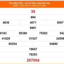 kết quả xổ số vĩnh long tuần rồi