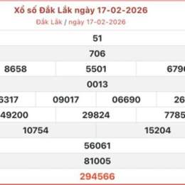 quả xổ số đắk lắk hôm nay