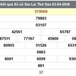 sổ xố gia lai hôm nay