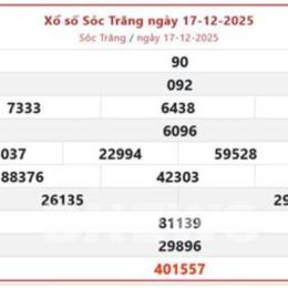 số xổ soc trang