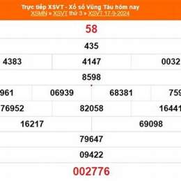 xổ số bà rịa vũng tàu ngày 22 tháng 09