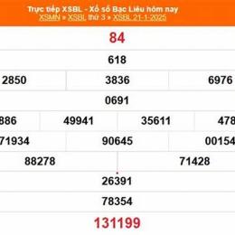 xổ số bạc liêu 16 tháng 6