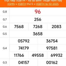 xổ số bình thuận ngày 30 tháng 10 năm 2025