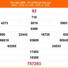 xổ số đà lạt 6 tháng 9