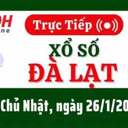 xổ số đà lạt ngày 26 tháng