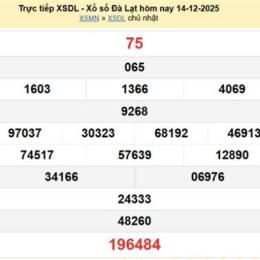 xổ số đà lạt ngày 8 tháng 2 năm 2026