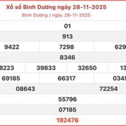 xổ số đài bình dương hôm qua