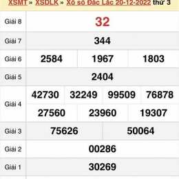 xổ số đài đắk lắk thứ ba