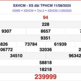 xổ số đài hồ chí minh hôm nay