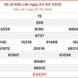 xổ số đắk lắk một tháng