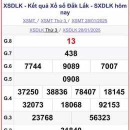 xổ số đắk lắk ngày mùng 9 tháng 6