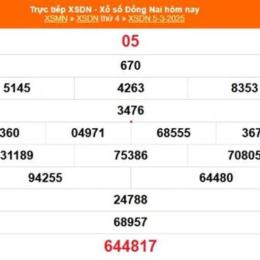 xổ số đồng nai ngày 5 tháng 11 năm 2025