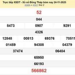 xổ số đồng tháp 1 tháng 12