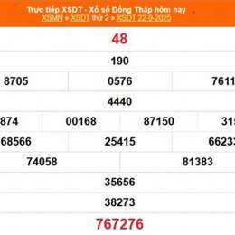 xổ số đồng tháp 22 tháng 6