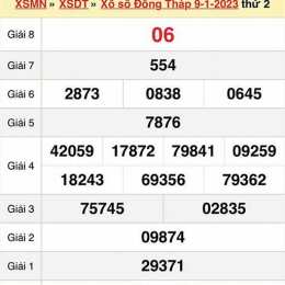 xổ số đồng tháp ngày 13