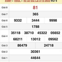 xổ số gia lai ngày 1 tháng 5