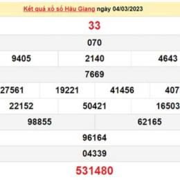 xổ số hậu giang ngày 11 tháng