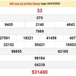 xổ số hậu giang tuần rồi bốn đài
