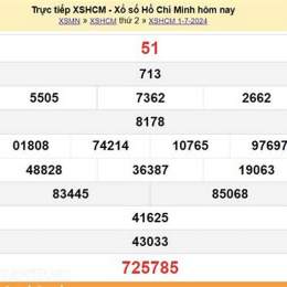 xổ số hồ chí minh 6 tháng 7