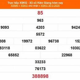 xổ số kiến thiết kiên giang ngày 13 tháng 9