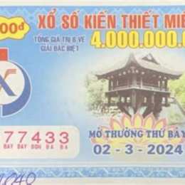 xổ số kiến thiết miền bắc mở thưởng