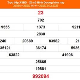 xổ số kiến thiết ngày 14 tháng 2 năm 2026