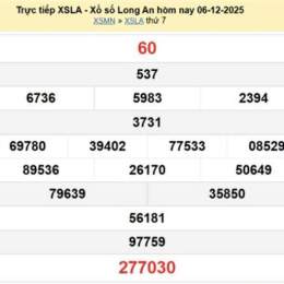 xổ số long an ngày 13 tháng 6 năm 2026