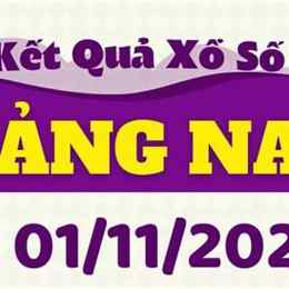 xổ số quảng nam ngày 4 tháng 11
