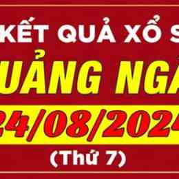 xổ số quảng ngãi ngày 24 tháng 01