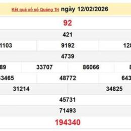 xổ số quảng trị ngày 12 tháng 3
