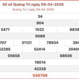 xổ số quảng trị ngày 9 tháng 4