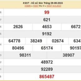 xổ số sóc trăng 23 tháng 09