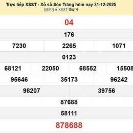 xổ số sóc trăng 7 tháng 1